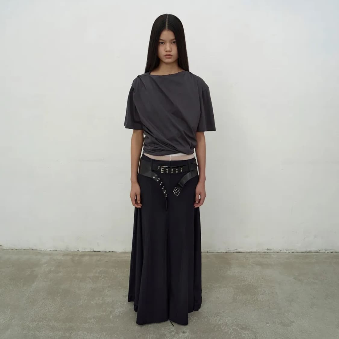 LCDC 엘씨디씨 STRIPED LONG SKIRT 상품이미지1
