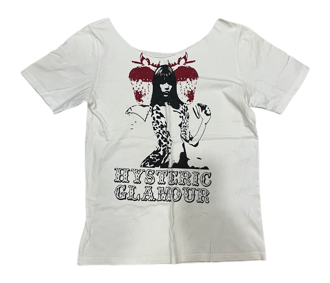 히스테릭 글래머 오프숄더 그래픽 티셔츠 상품이미지1
