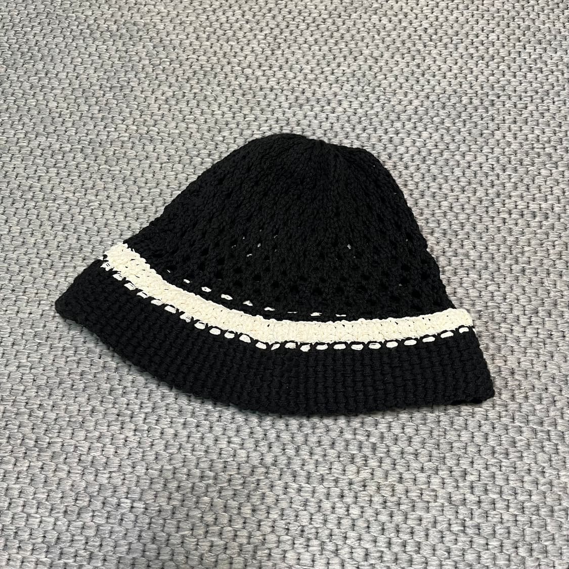 문선 니트 버킷햇 상품이미지1