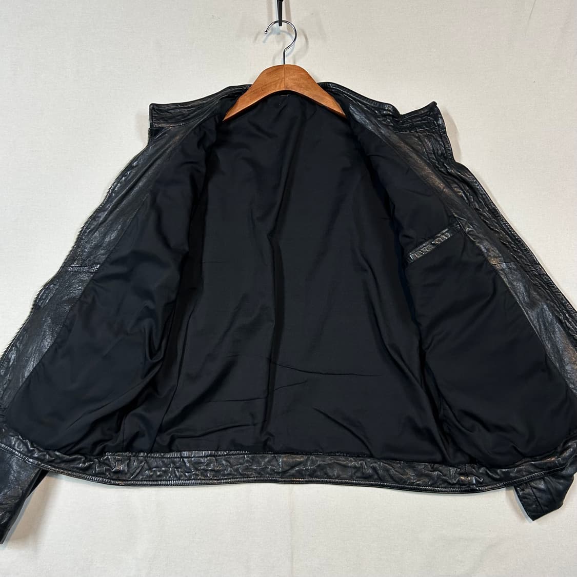 L) 이태리 램스킨 양가죽 멀티 포켓 라이더 자켓 상품이미지5