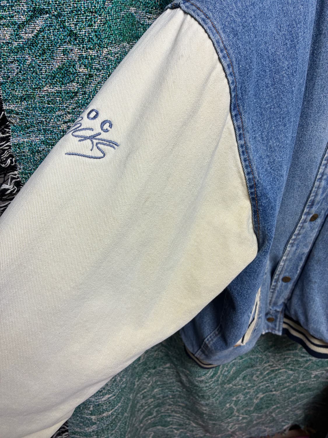 Vintage 데님 비시티 자켓 상품이미지5