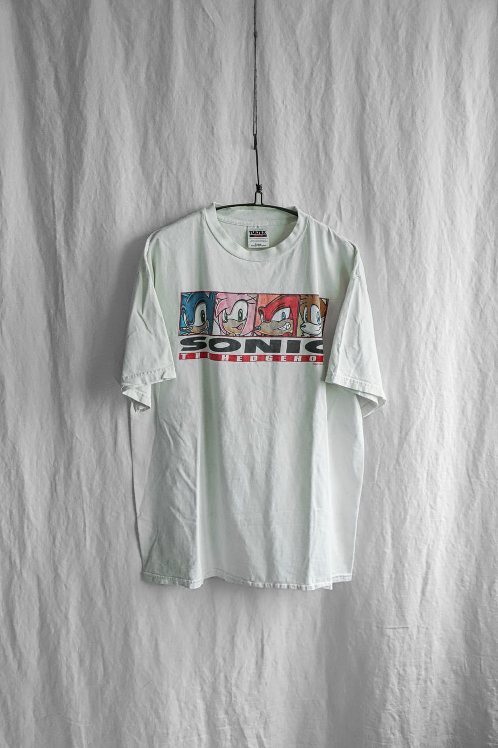 빈티지 90‘s 소닉 게임 그래픽 티셔츠 XL 상품이미지9