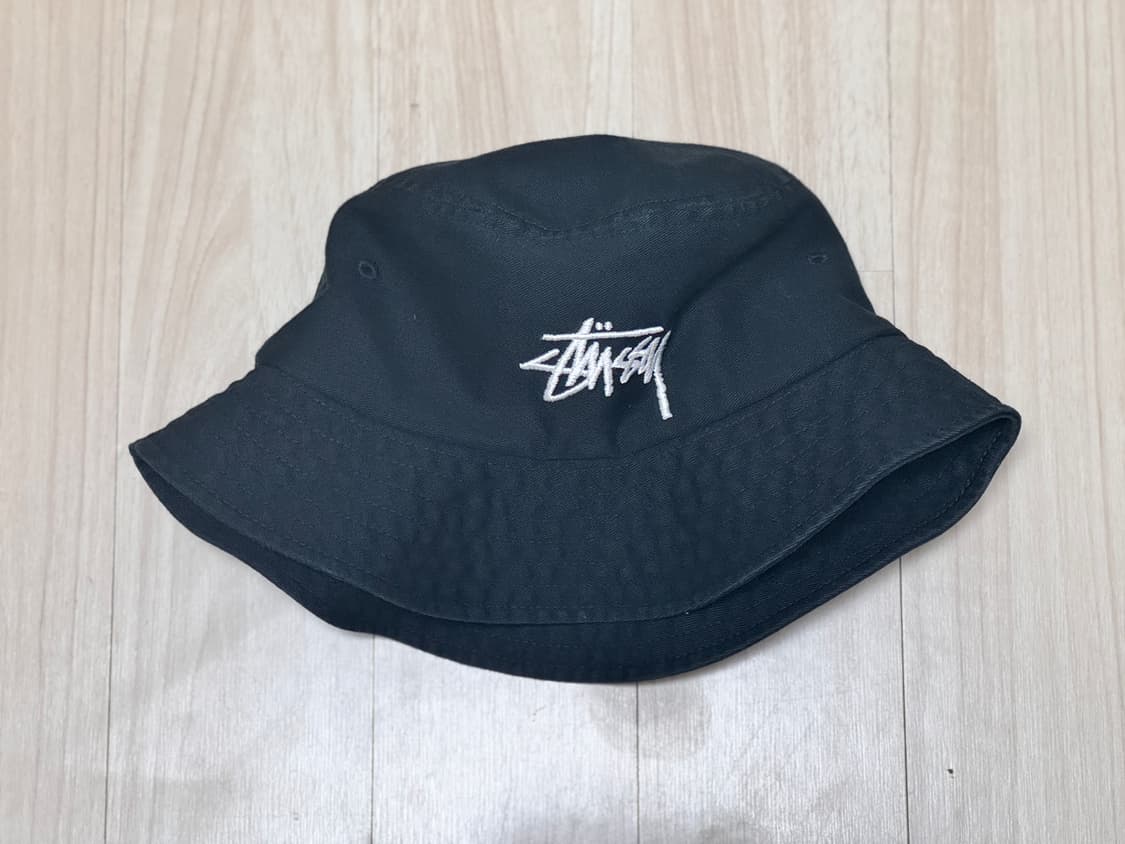 스투시 버킷햇 블랙 상품이미지1