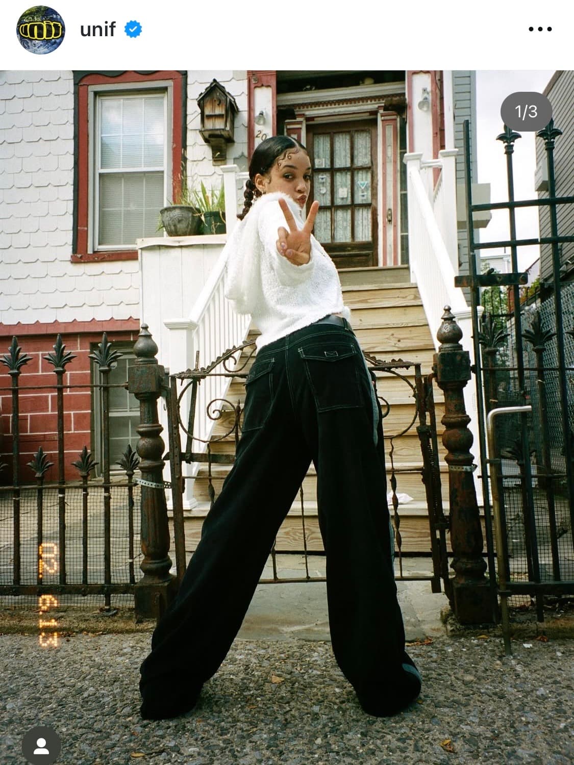 unif 유니프 quote pants 와이드 코듀로이 팬츠 상품이미지1