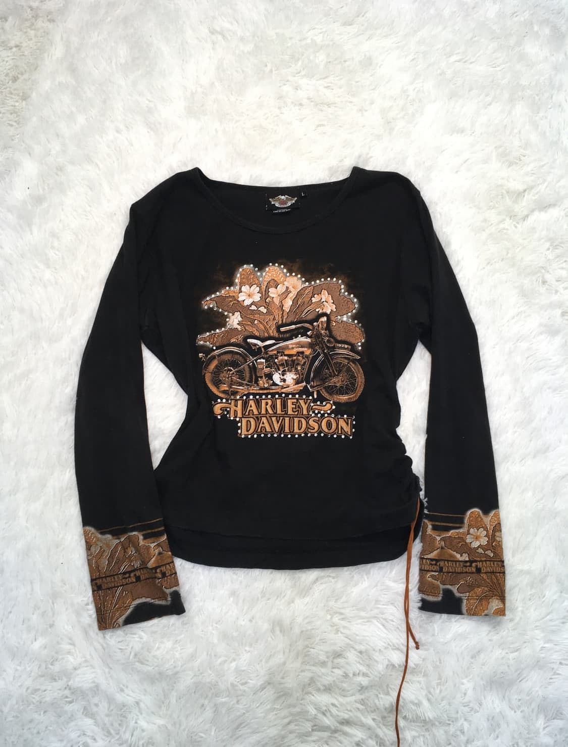 할리데이비슨 큐빅 셔링 긴팔 상품이미지1