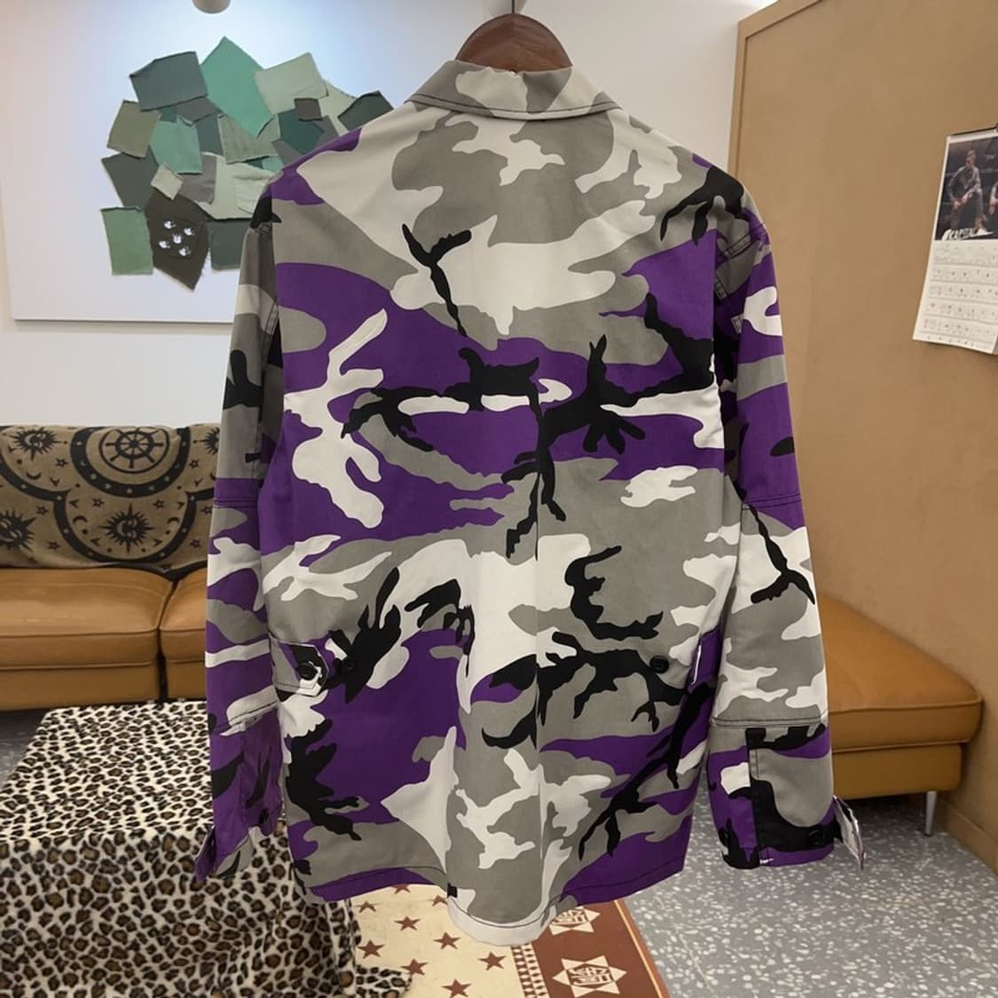 로스코 밀리터리 BDU 퍼플 카모 워크 자켓 C08868 상품이미지4