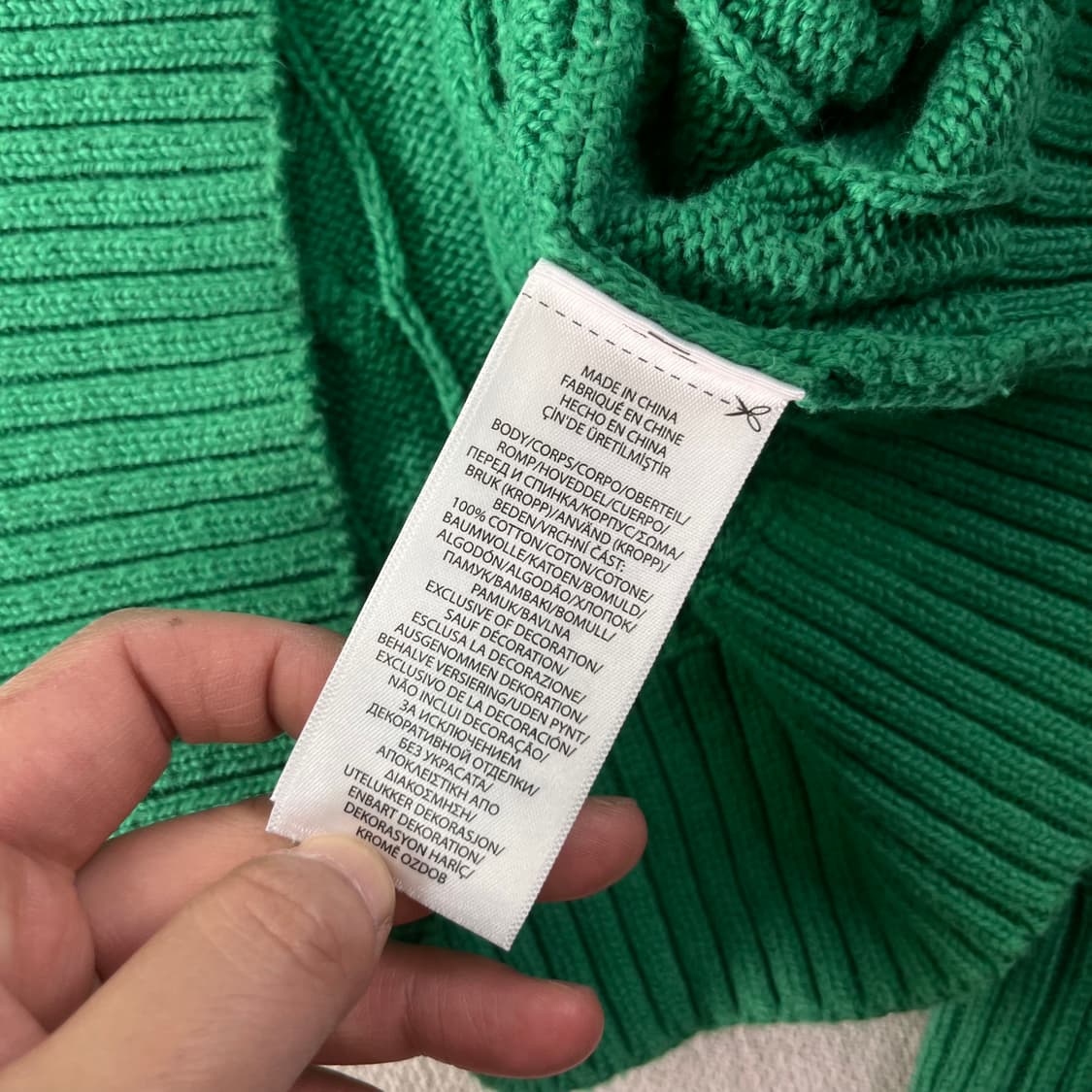 100 폴로랄프로렌 신형라벨 꽈배기 니트 상품이미지5