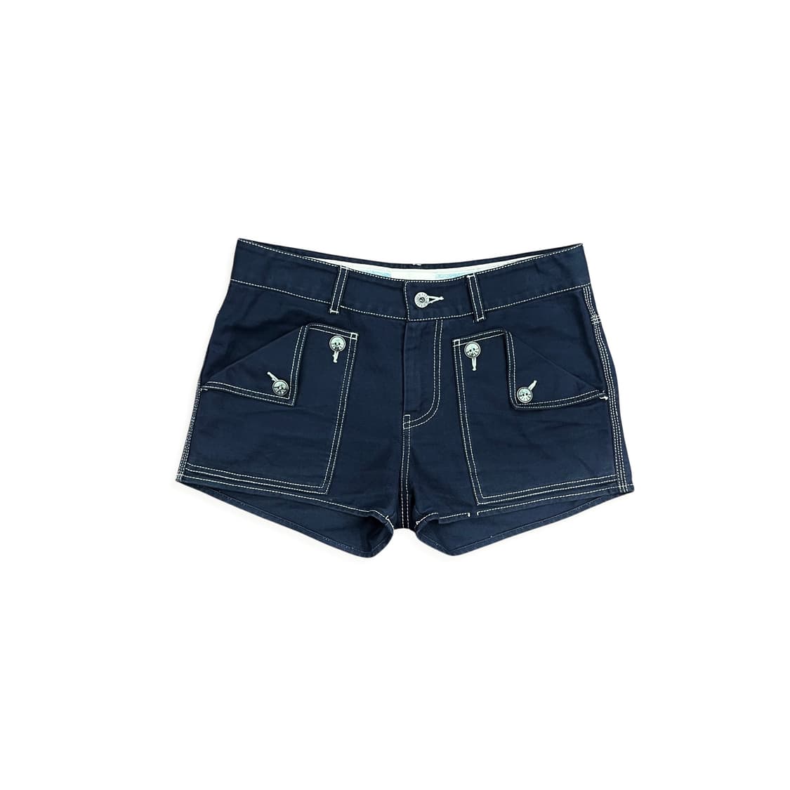 Diesel, Navy Stitch Micro Shorts 상품이미지1