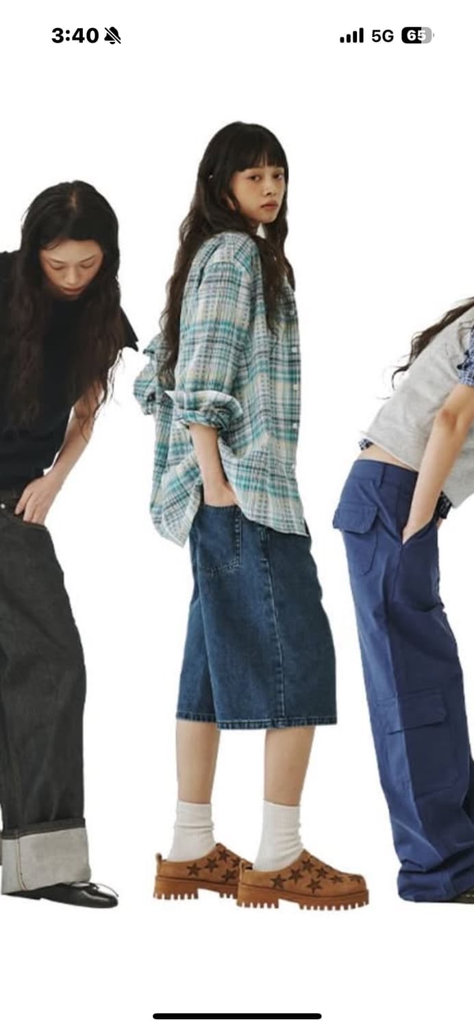 플리즈프로젝트 체크셔츠 상품이미지2