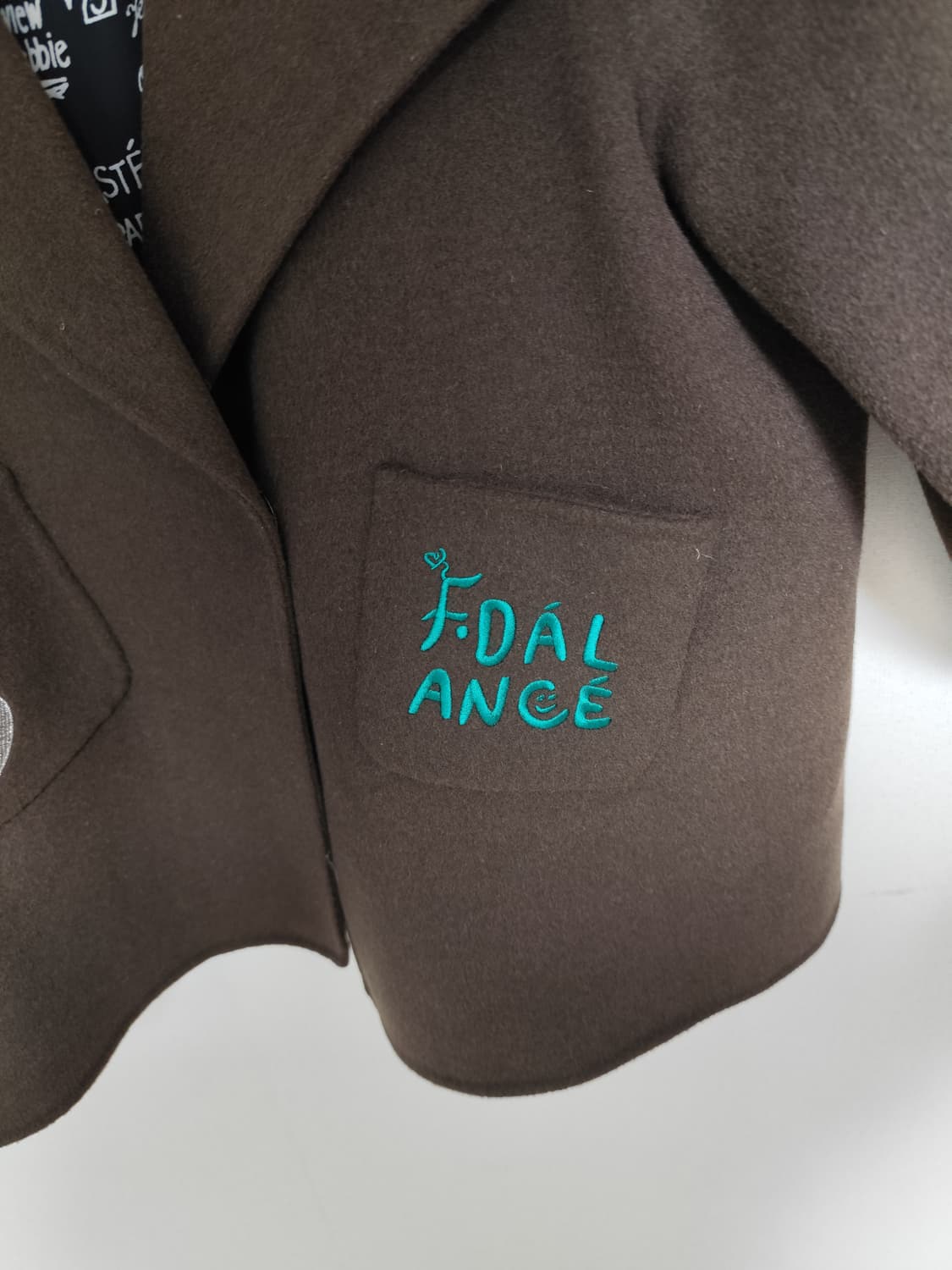 DÉVASTÉE PARIS 여성 캐시미어 더블코트 (66, 브라운) 상품이미지6