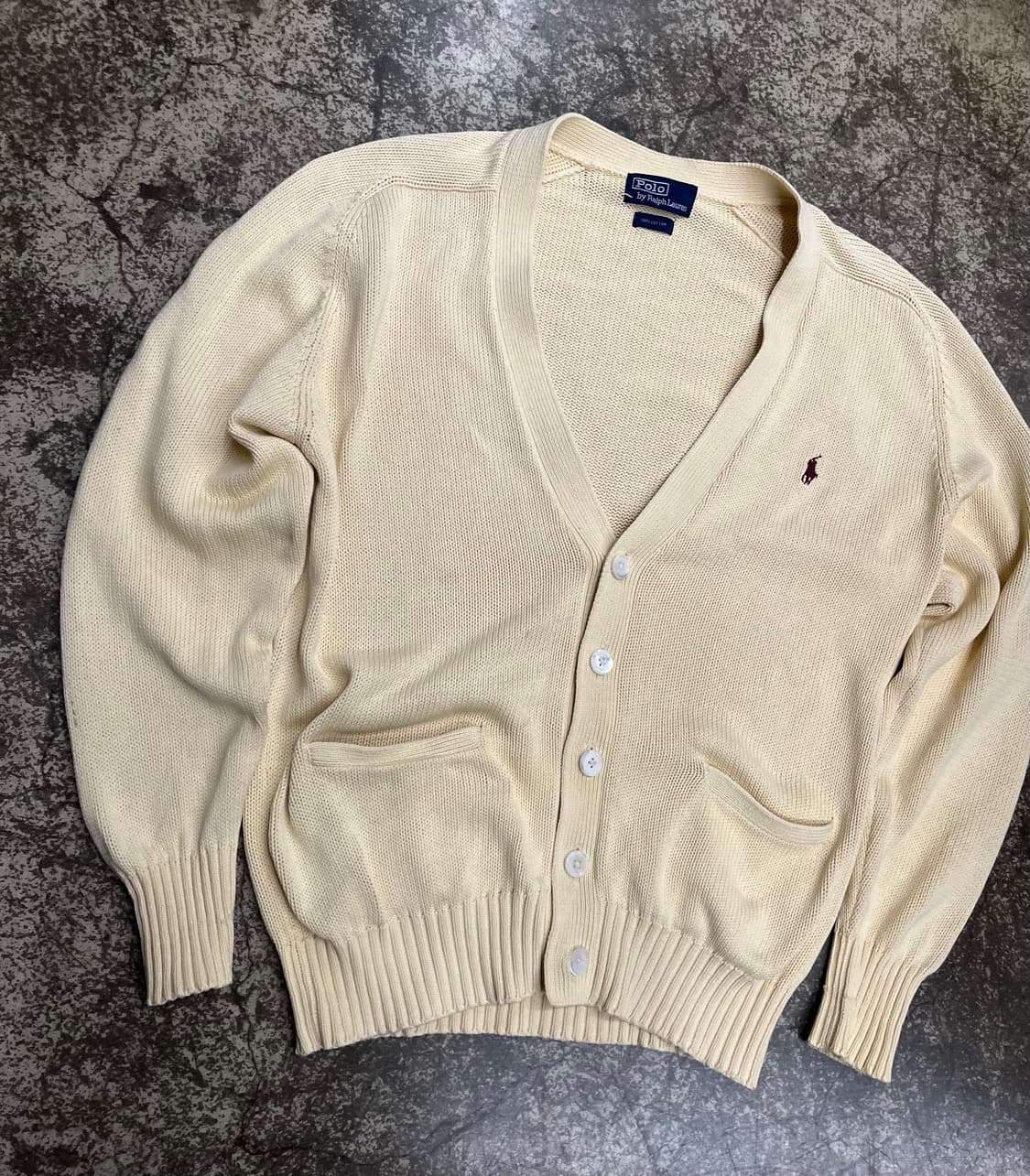 90s 폴로 랄프로렌 아이보리 가디건 상품이미지2
