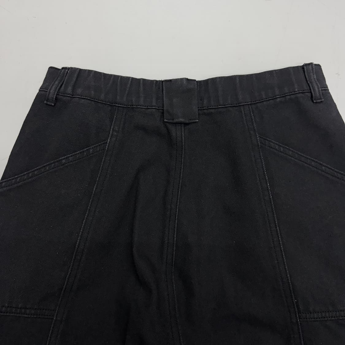 스키즘 인듀싱 멀티포켓 분리형 와이드 카고팬츠 블랙 상품이미지8