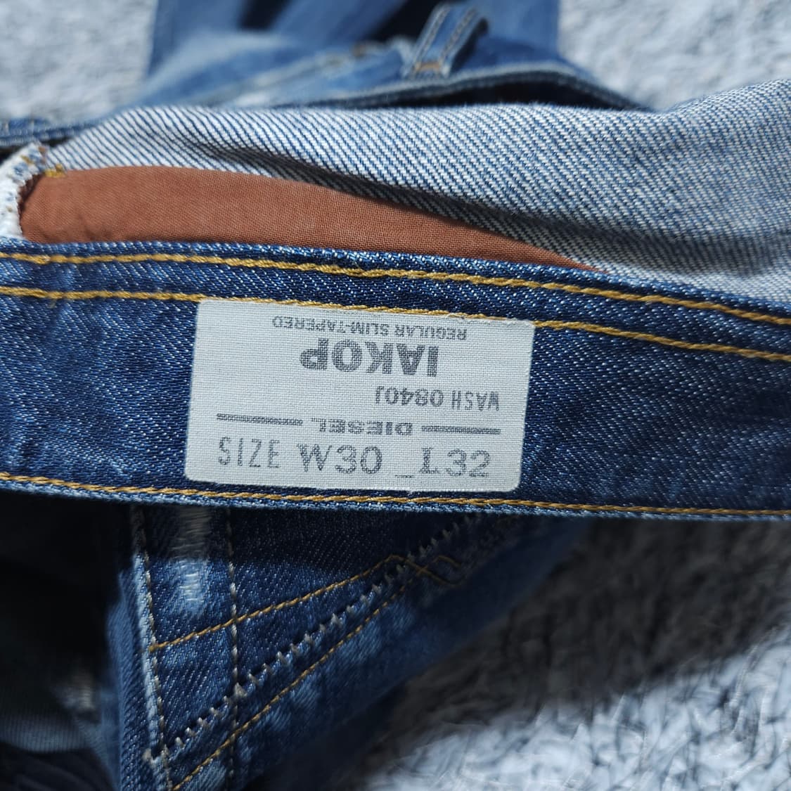 디젤) 30/32 남자 IAKOP 일자핏청바지 / 왕눈이샵 상품이미지9