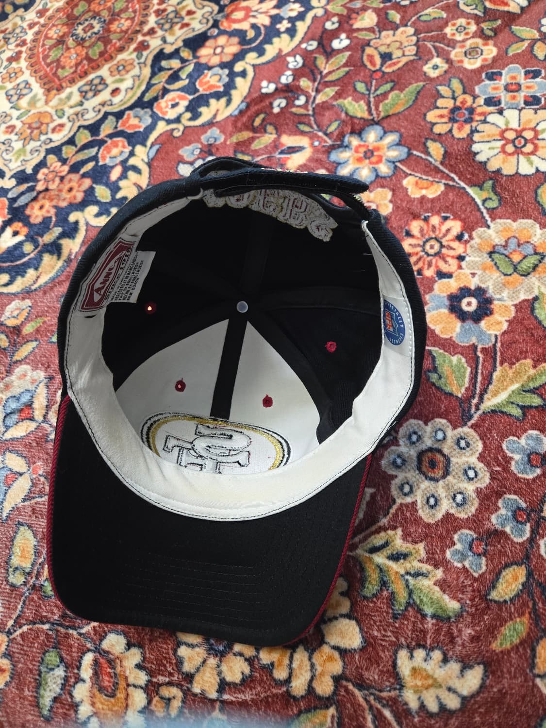 90s NFL 샌프란시스코 49ers(SF) Annco 오리지널 모자 상품이미지7