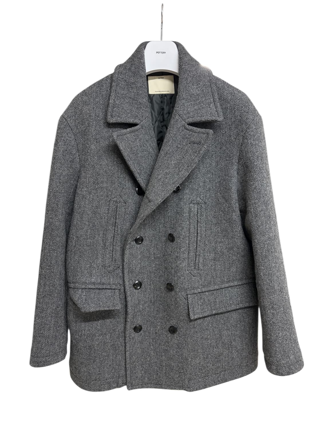 포터리 피코트 다크그레이 2사이즈 상품이미지2