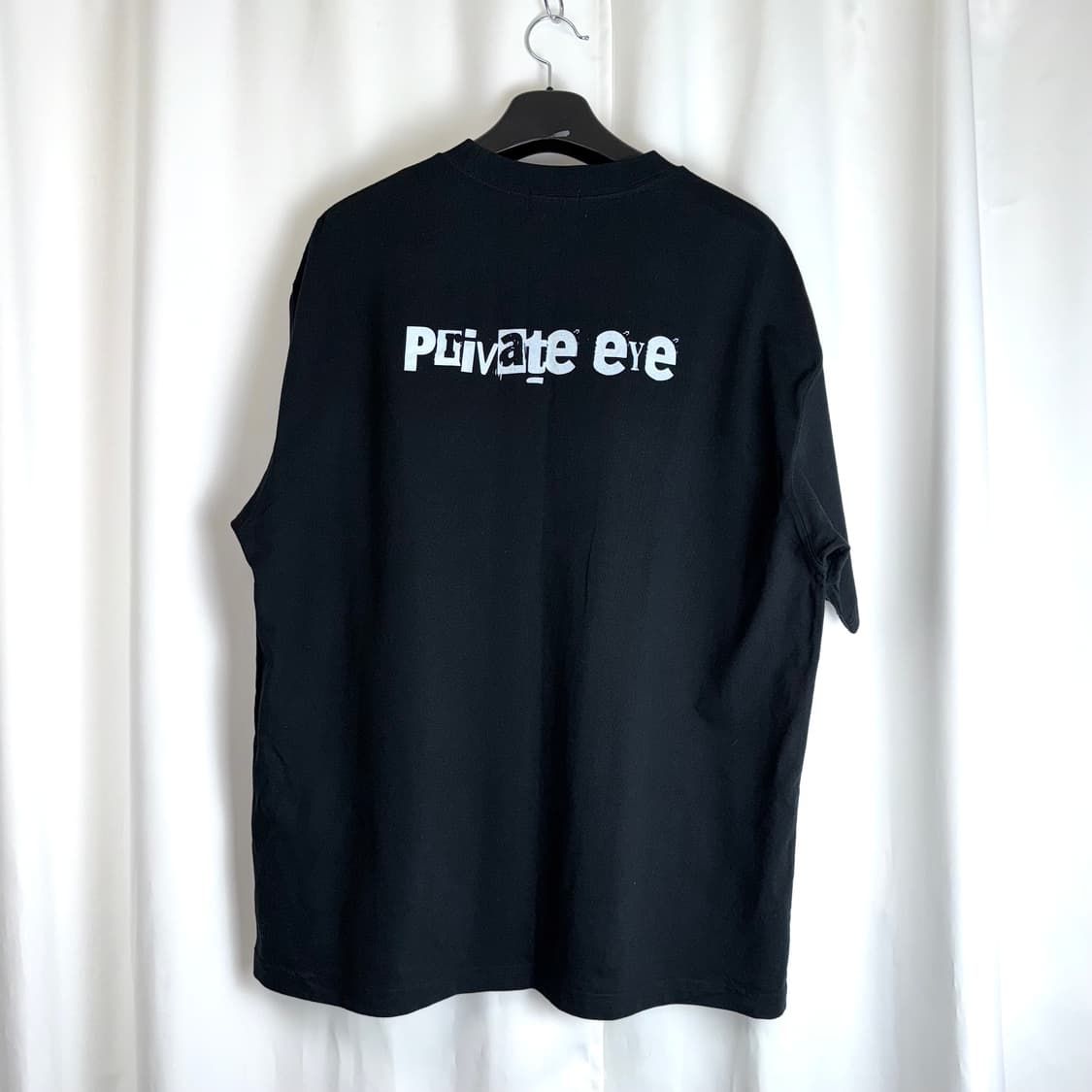 그레일즈 PRIVATE EYE T-SHIRTS [BLACK] 3 size 상품이미지5