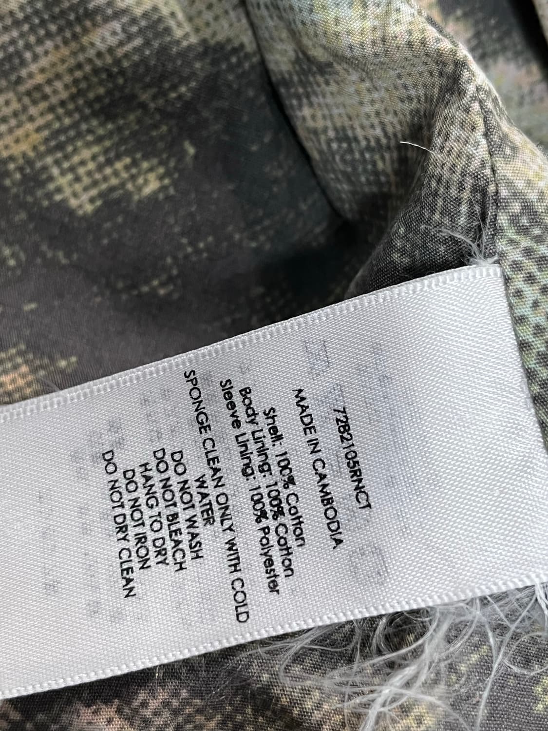 데님 앤 서플라이 랄프로렌 밀리터리패턴 야상  상품이미지6