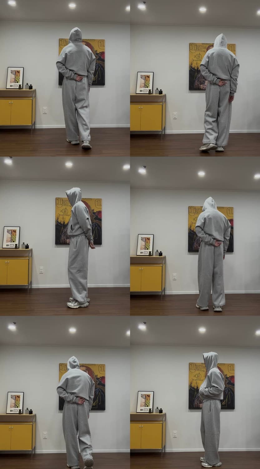 미니멀 와이드 트랙 팬츠(와이드 배기핏) 상품이미지3