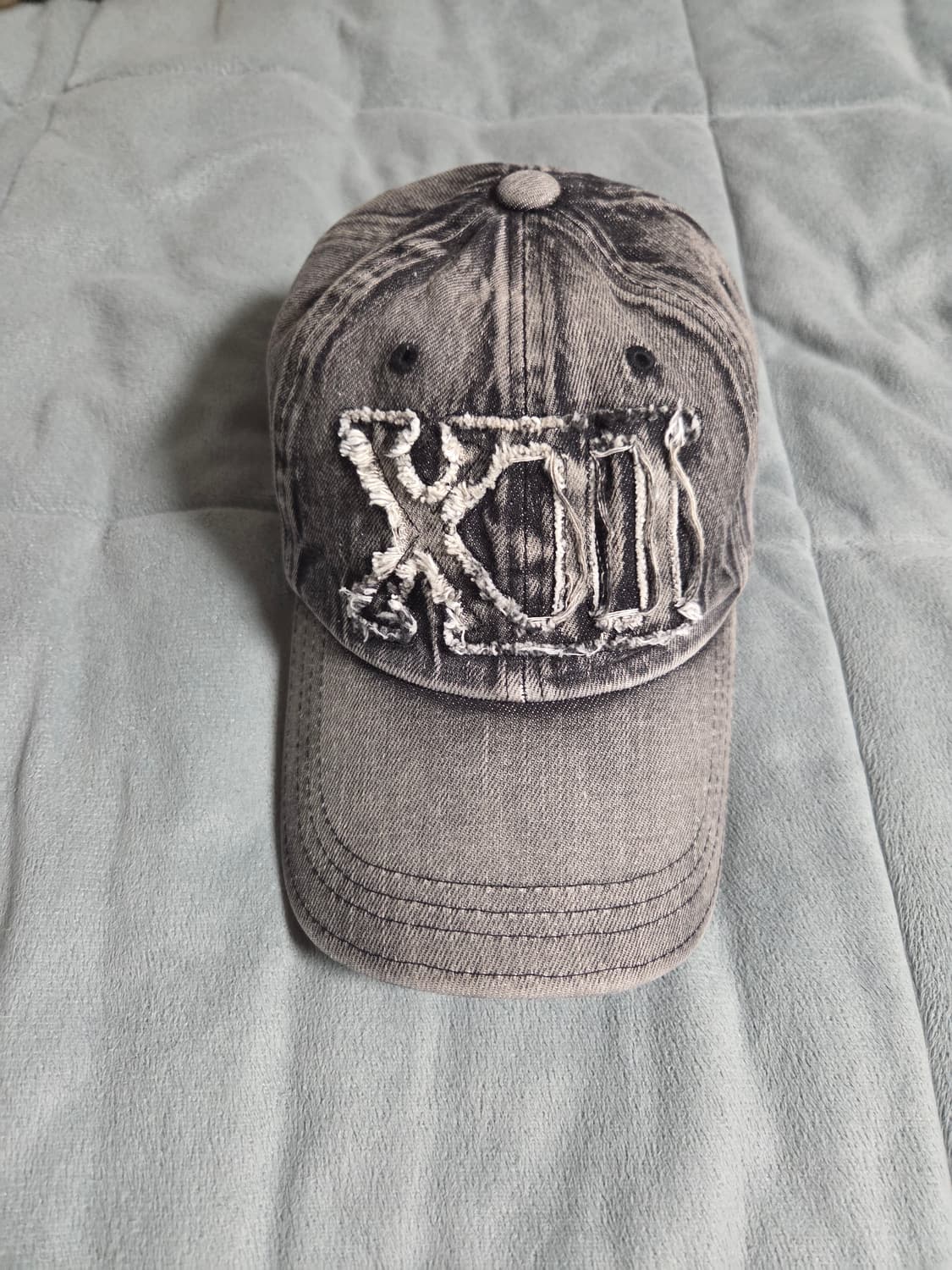 아이돈워너셀 idws 볼캡 블랙 XII Time Applique 상품이미지1