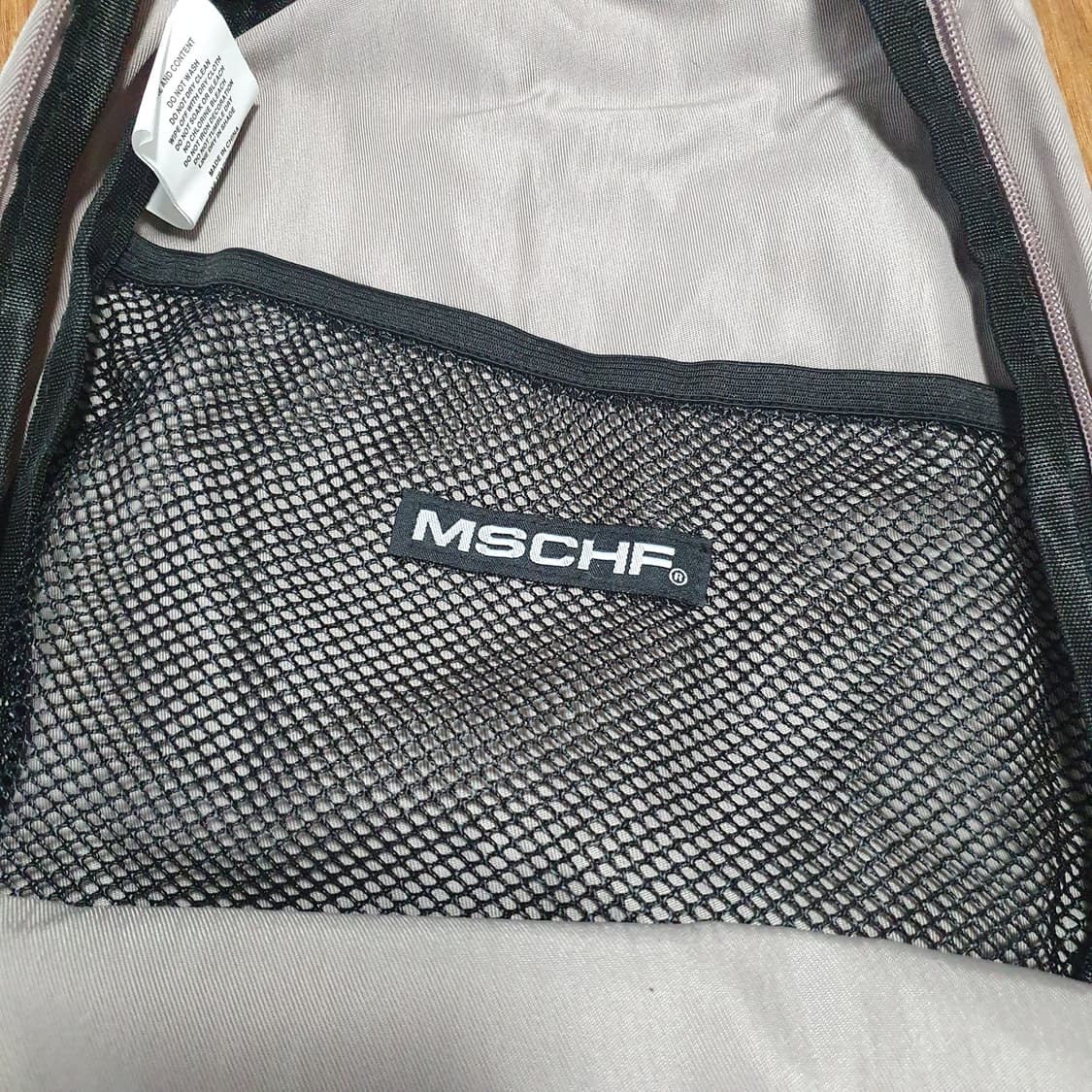 미스치프 롬버스 백팩 핑크그레이 상품이미지3