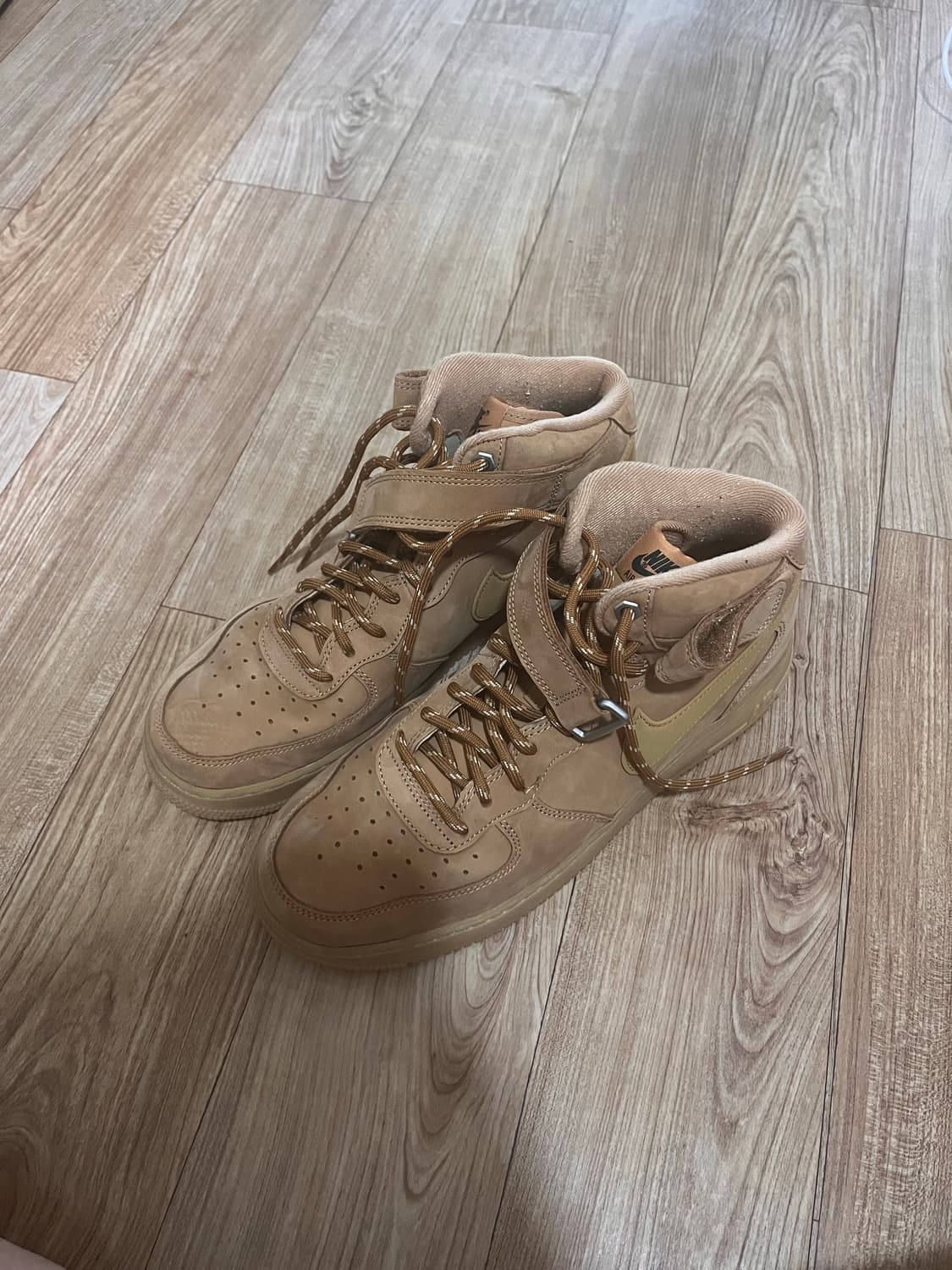 Nike Air Force 1 Mid '07 WB Flax 된장 포스 상품이미지1