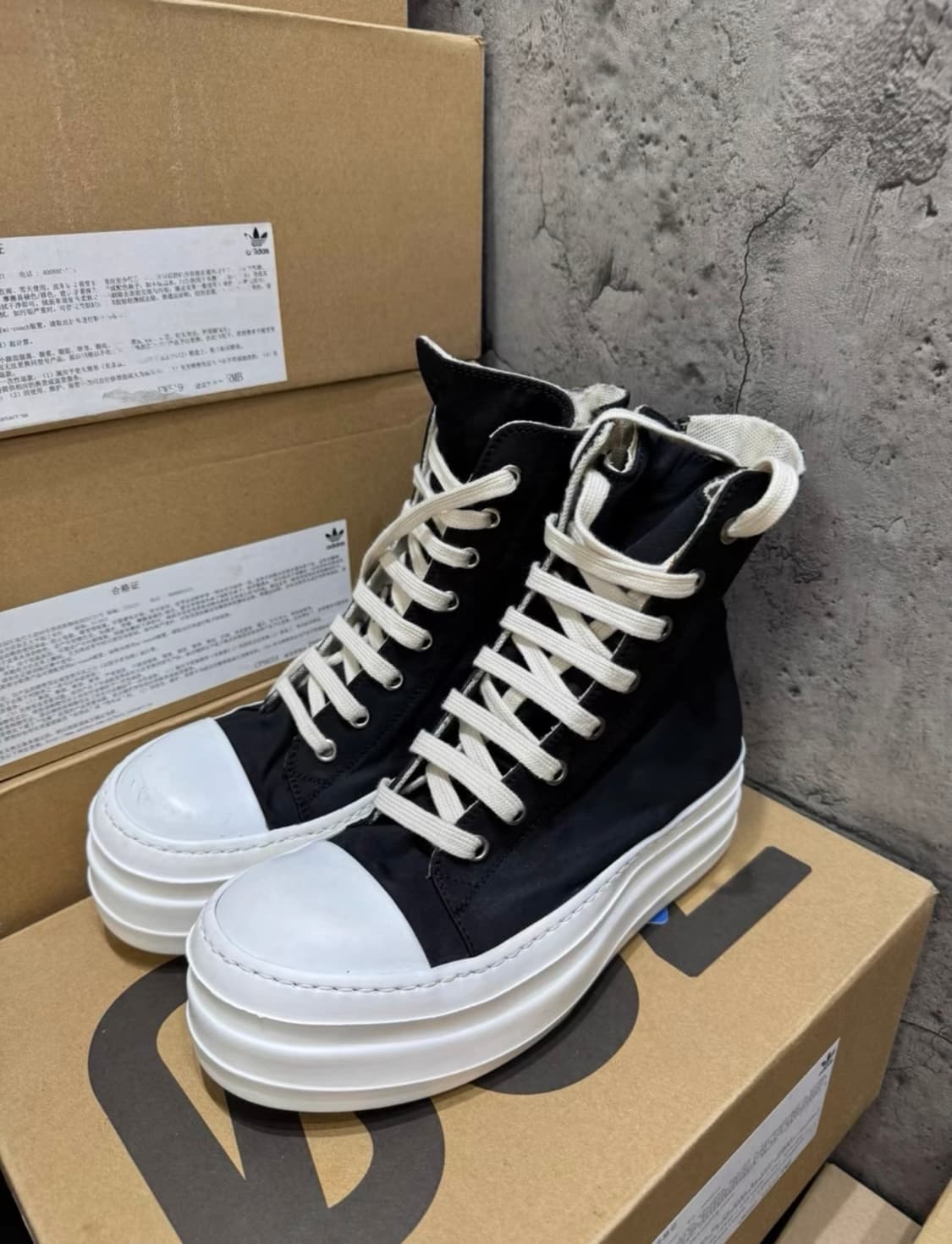 릭오웬스 다크쉐도우 컨버스 메가범퍼 36.5 상품이미지3
