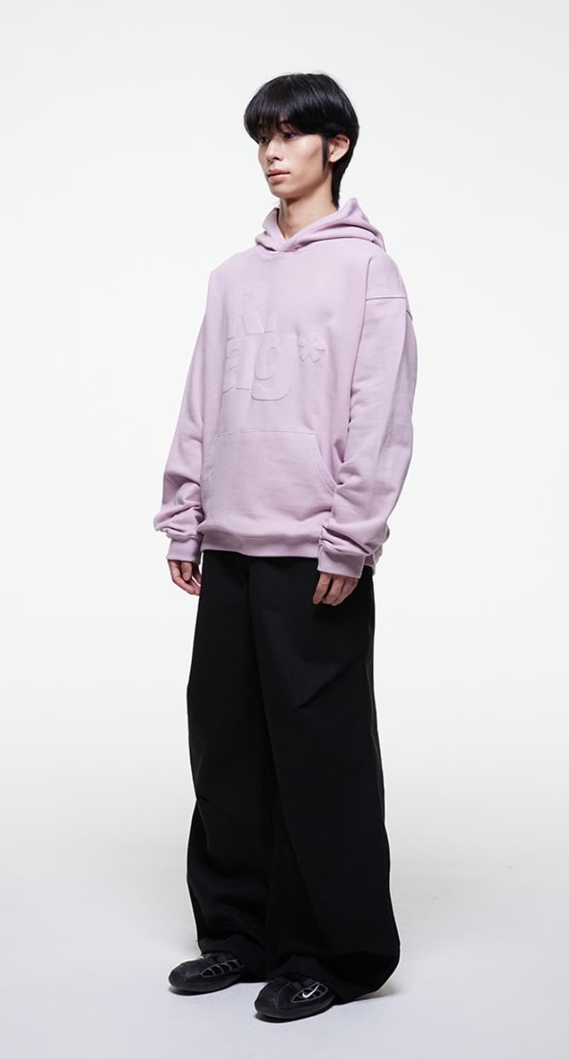 더콜디스트모먼트 TCM rag hoodie (indi pink) 상품이미지5