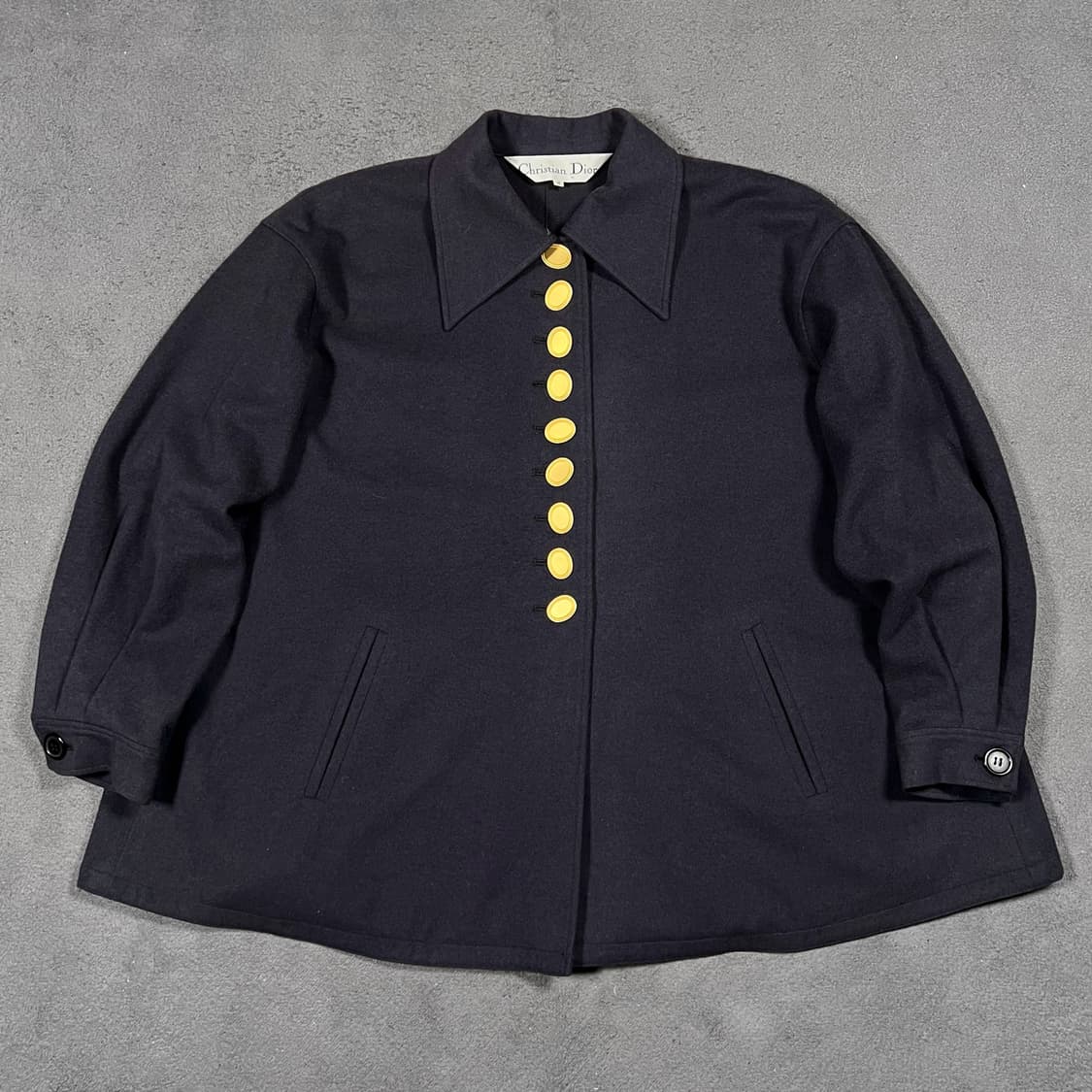 90's 디올 금장 울 자켓 상품이미지1
