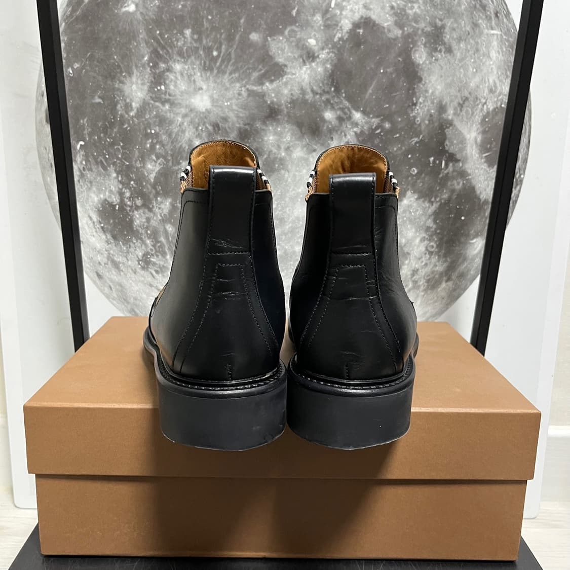 정품 41) 버버리 빈티지 체크 첼시 부츠 265~270 상품이미지4