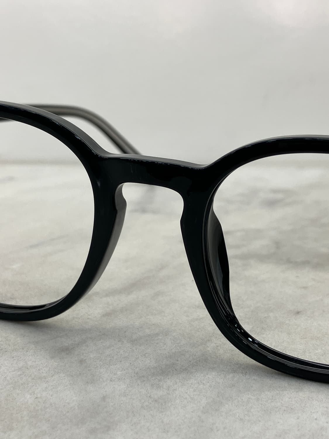 B51 HD 유광 블랙 웰링턴 뿔테 안경6819 상품이미지5