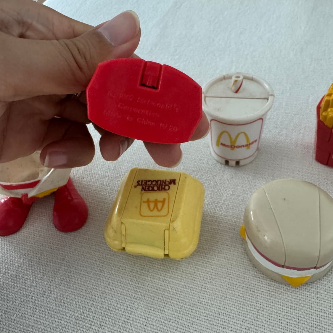 90s 맥도날드 해피밀 빈티지토이 번들 / 햄버거 세트 (6ea) 상품이미지2