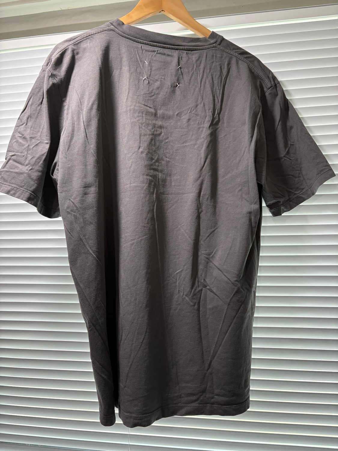 (XL) 마르지엘라 오가닉 코튼 백 스티치 반팔 상품이미지1