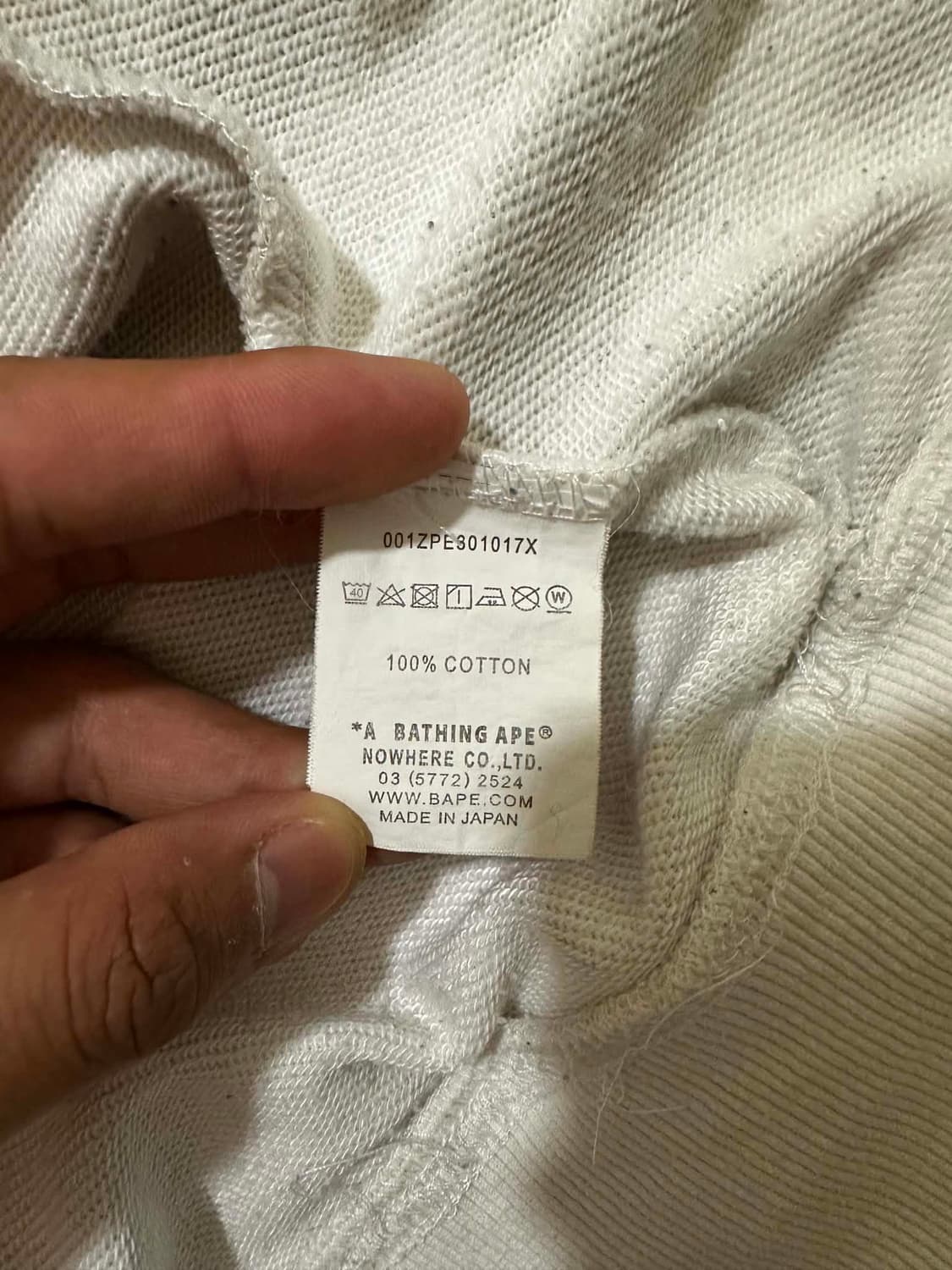 베이프 샤크 카모 후드집업 화이트 상품이미지5