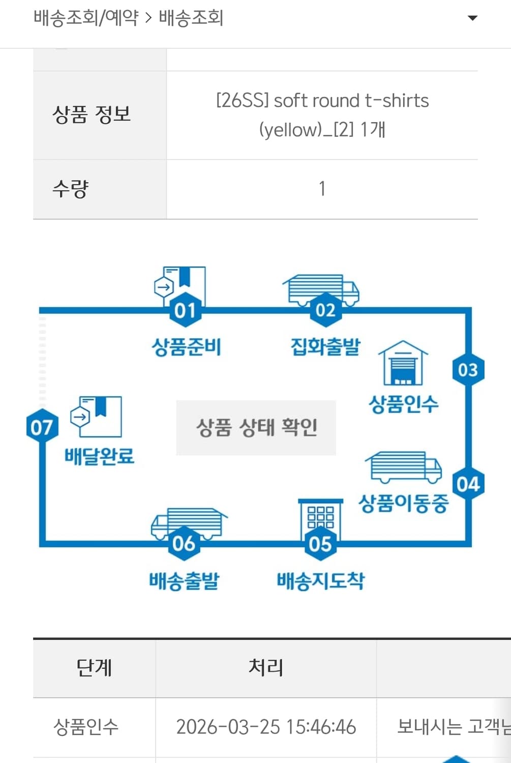 노운 soft round t-shirts yellow 2사이즈 상품이미지5