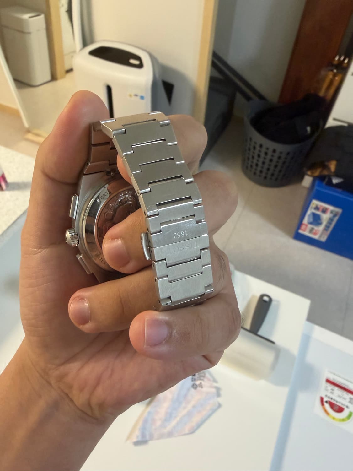 티쏘 prx 오토 크로노그래프 화이트 상품이미지3