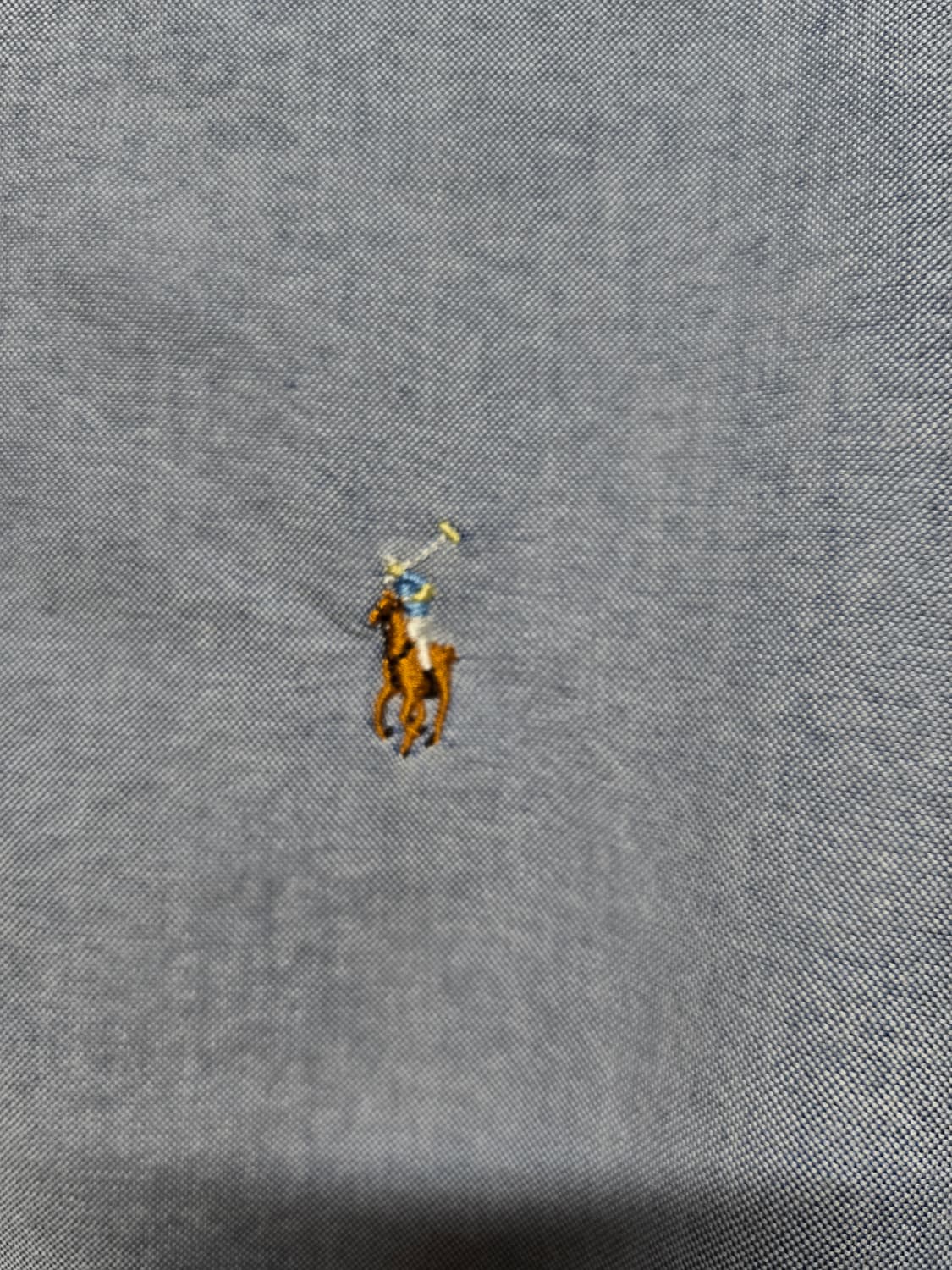 폴로랄프로렌 옥스포드 블루 긴팔셔츠 상품이미지3