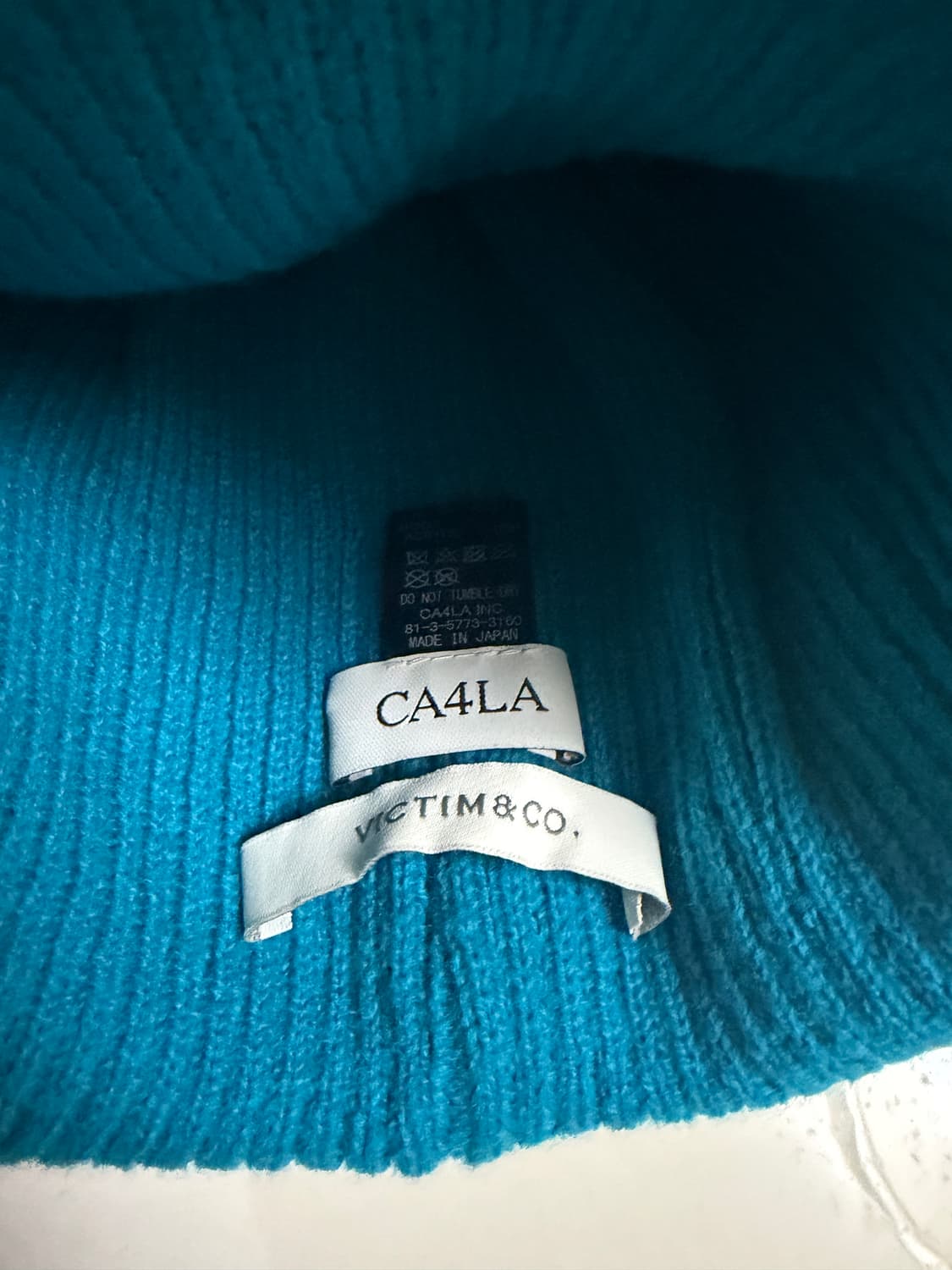 VICTIM x CA4LA 니트 모자 상품이미지3