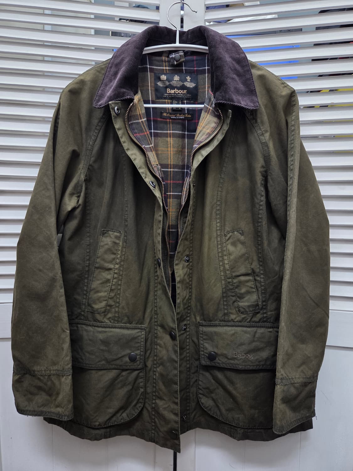 바버 비드넬 왁스 코튼 자켓 상품이미지1