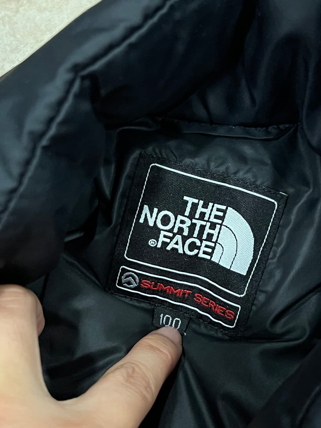 (100) 노스페이스 800필 로체 구스다운 패딩 점퍼 블랙 상품이미지5