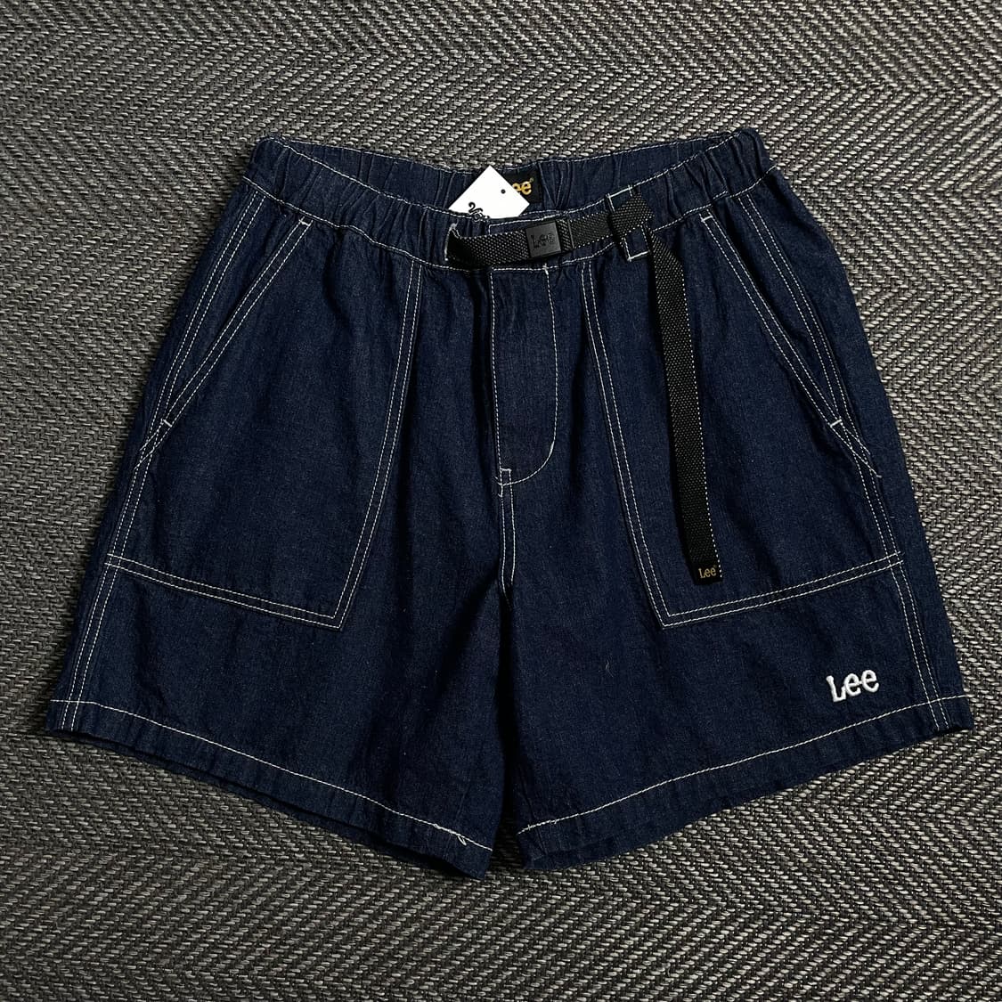 Lee 벨티드 데님 하프 팬츠o 4025 상품이미지1