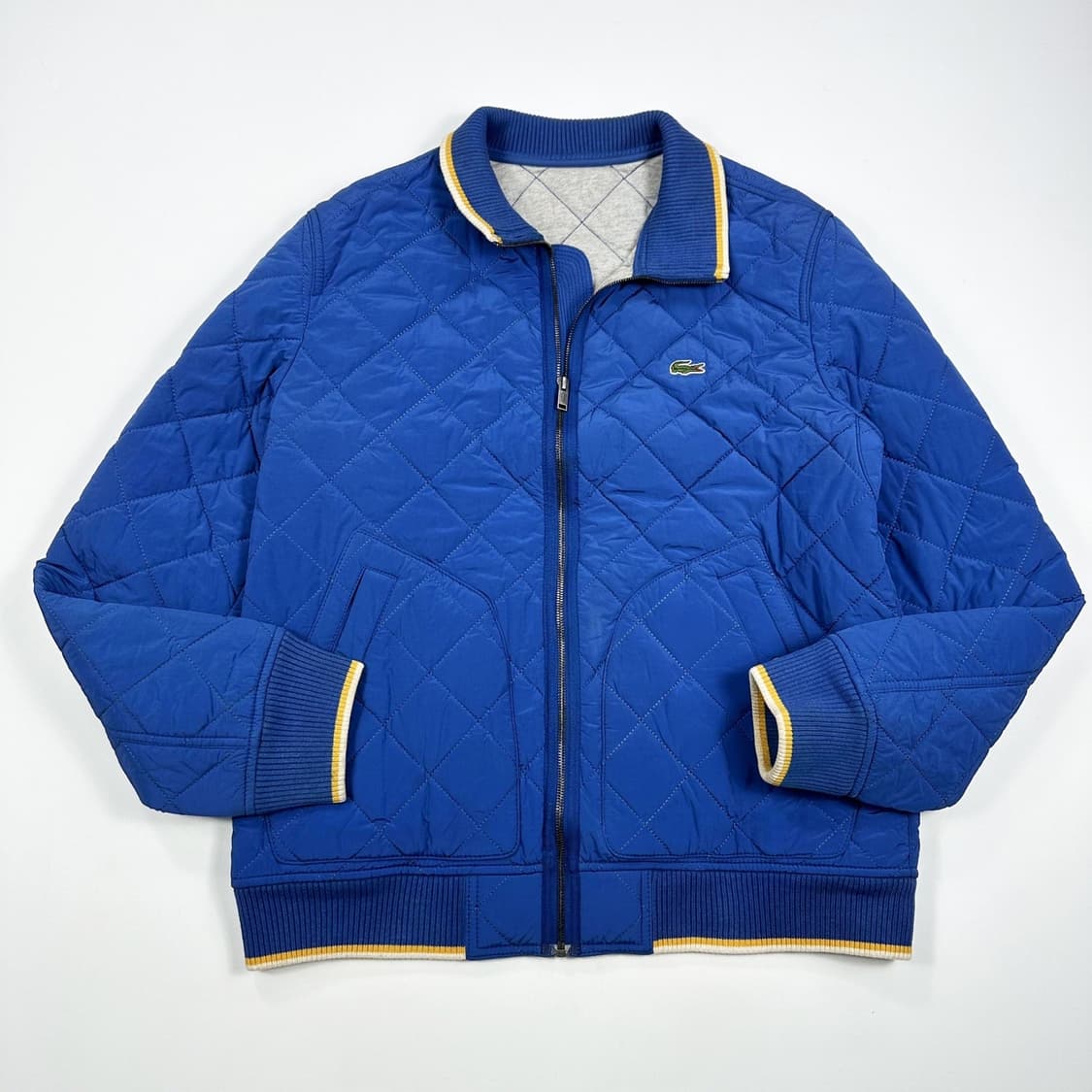 라코스테 크록 누빔 봄버 점퍼 자켓 (실측 L) 상품이미지2