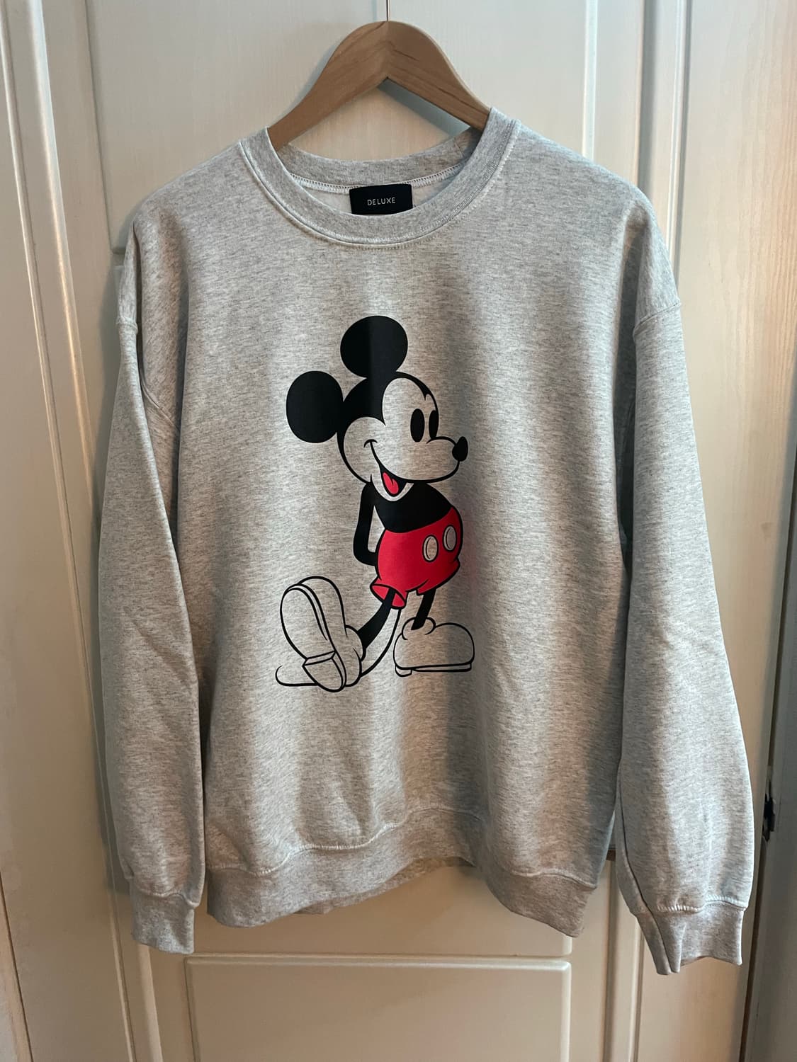 [L]DELUXE2003 mickey 스웻셔츠 그레이컬러 상품이미지1