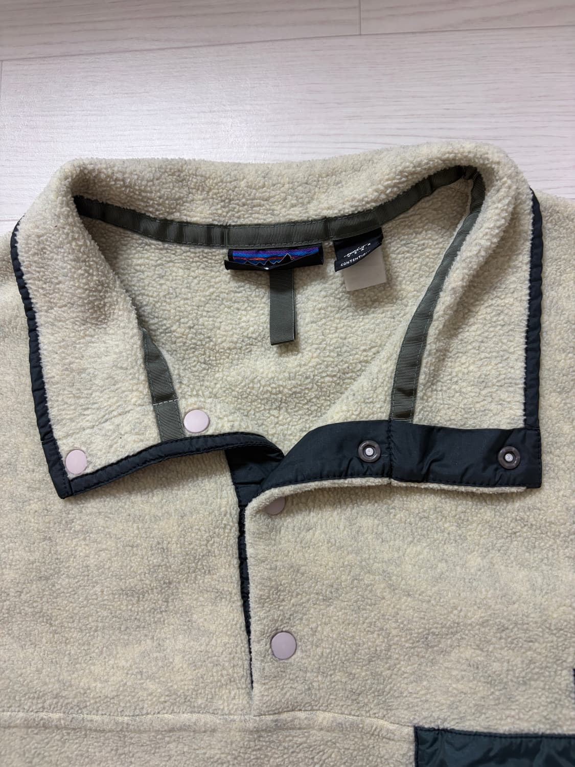 90s 파타고니아 신칠라 스냅 T 오트밀 L 상품이미지3