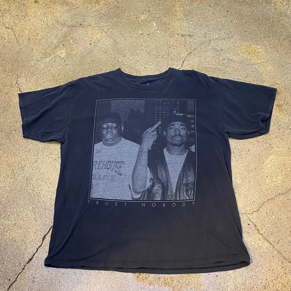 레어) 미국 빈티지 비기투팍 프린팅 힙합티셔츠 반팔티 상품이미지2