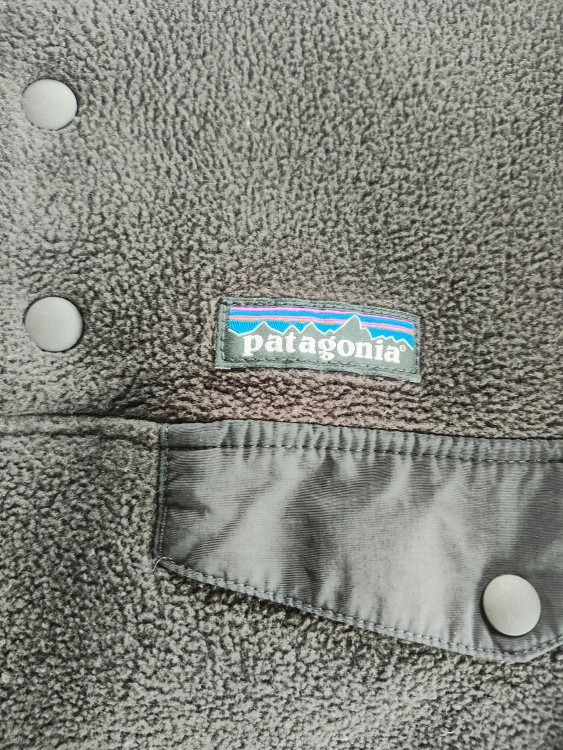 10s 파타고니아 신칠라 스냅-T 블랙/블랙 상품이미지3