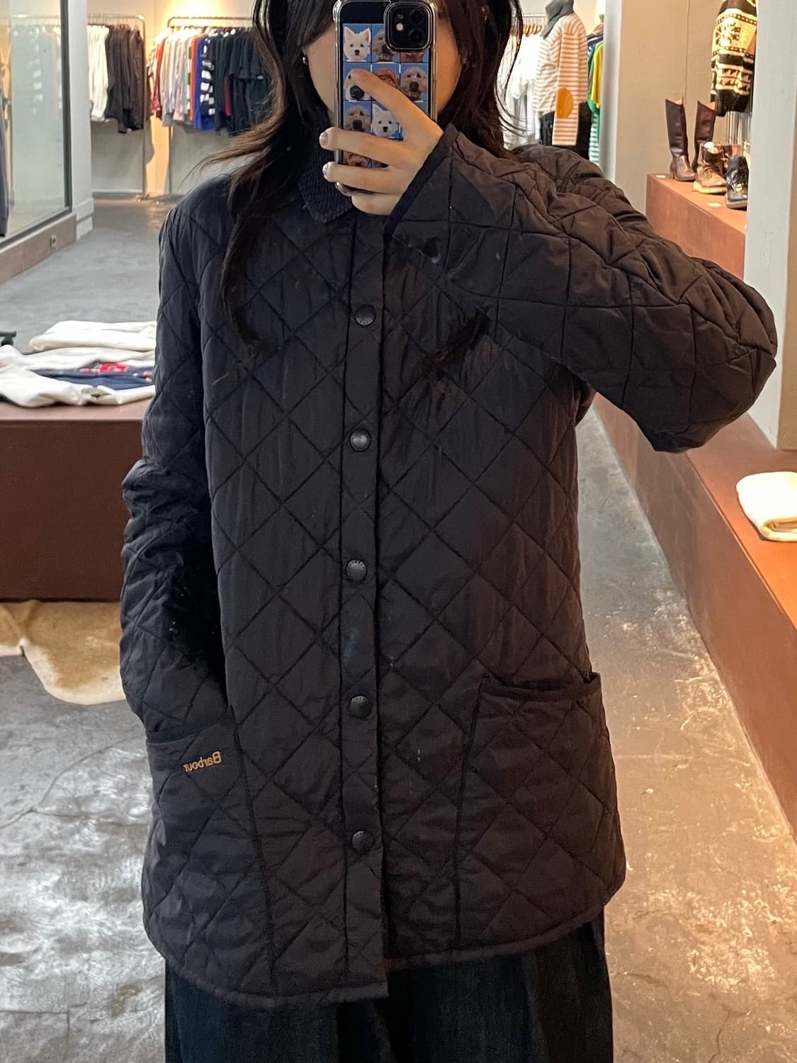 바버 퀄팅 자켓 H92 상품이미지1