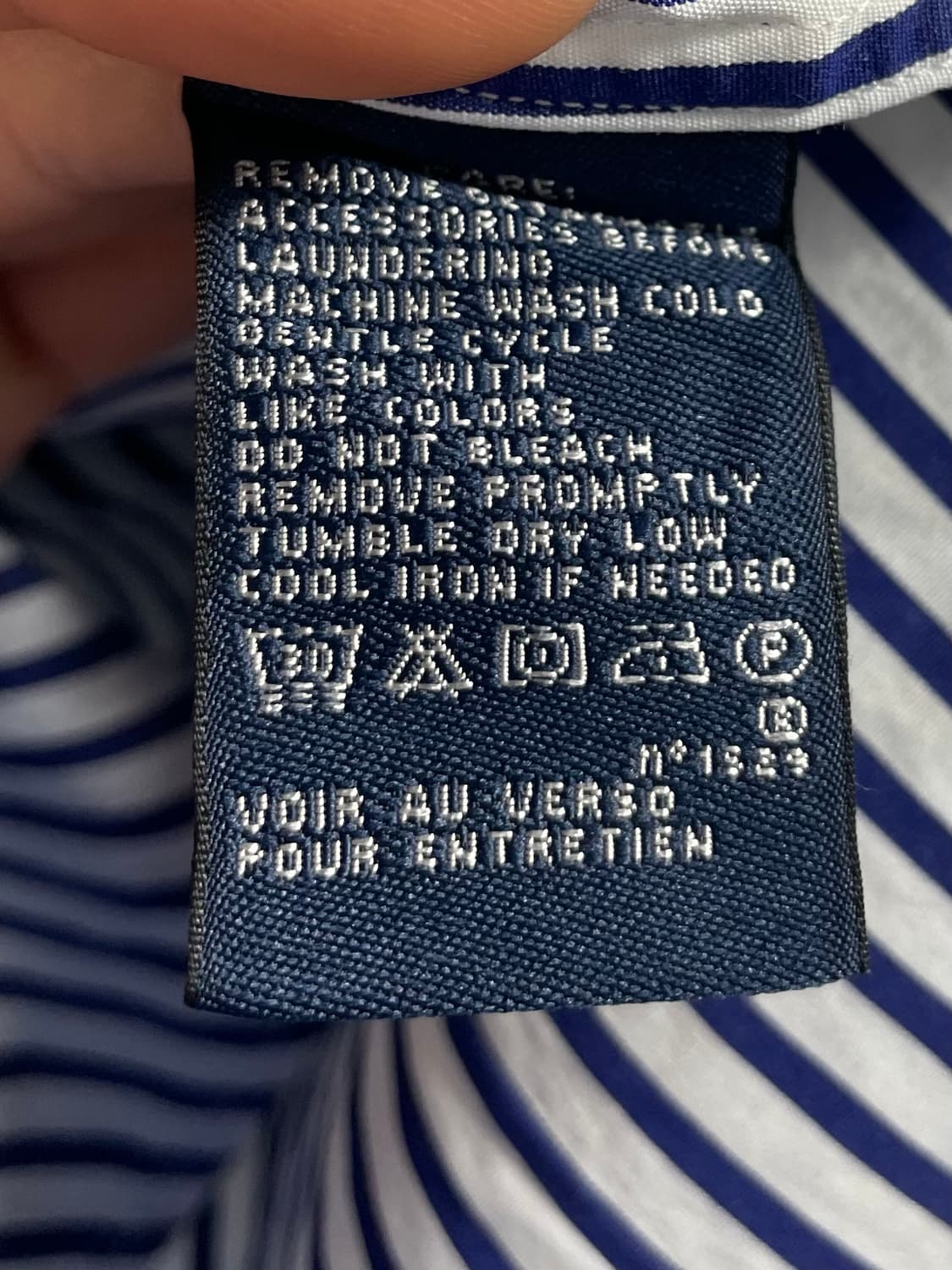 폴로 랄프로렌 우먼스 스트라이프 셔츠 (on.638) 상품이미지5