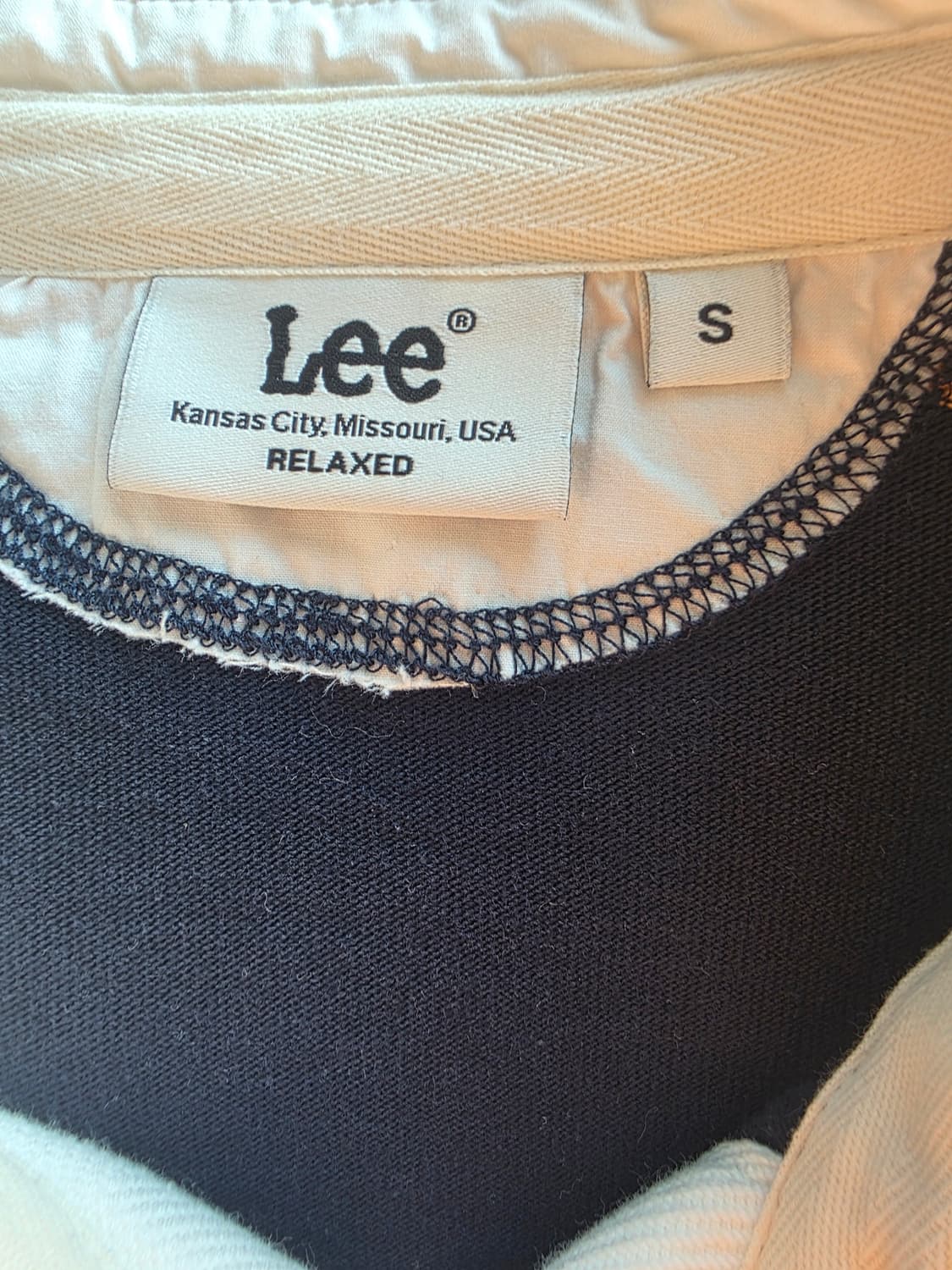 Lee 럭비 스트라이프 긴팔 티셔츠 S 상품이미지6