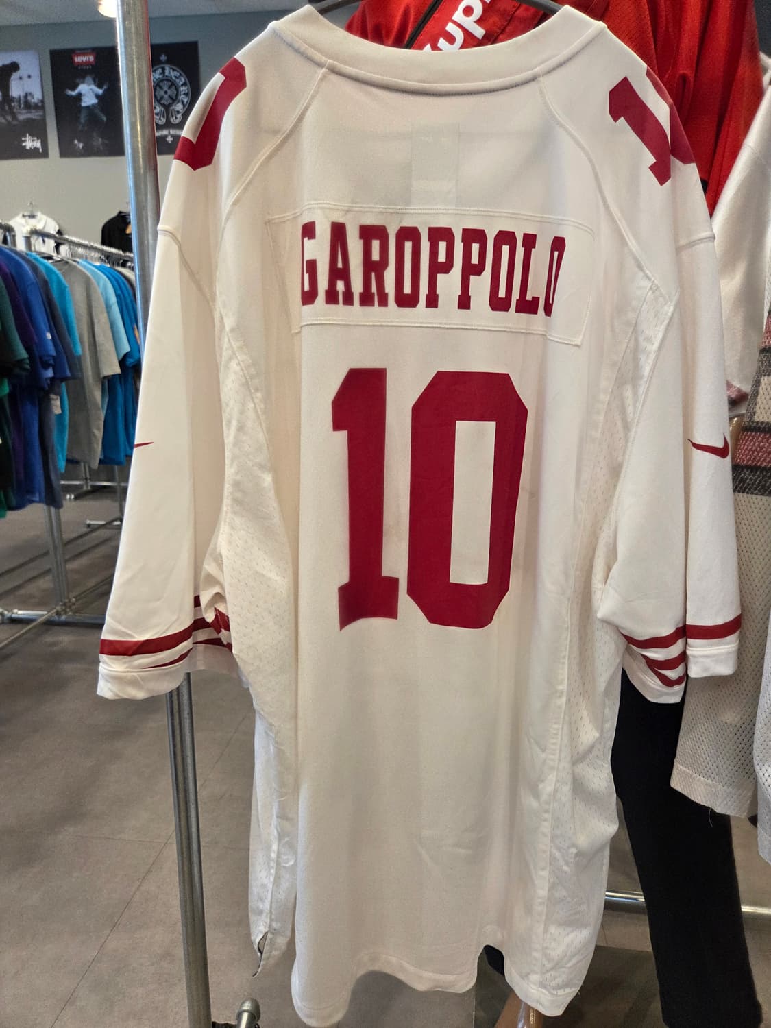 [3XL] Nike NFL 샌프란시스코 49ers 가로폴로 홈 저지 상품이미지2