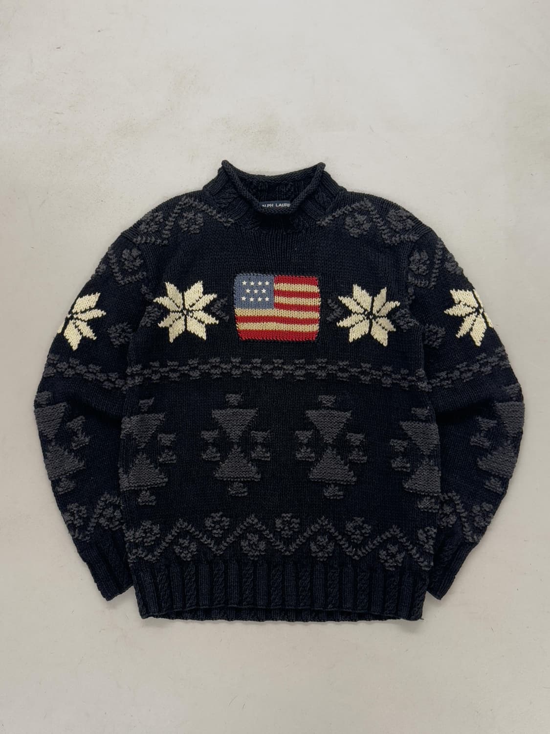 90년대 폴로 스포츠 성조기 스웨터 상품이미지1
